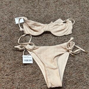 Monday Swimwear Cream Bikini Set